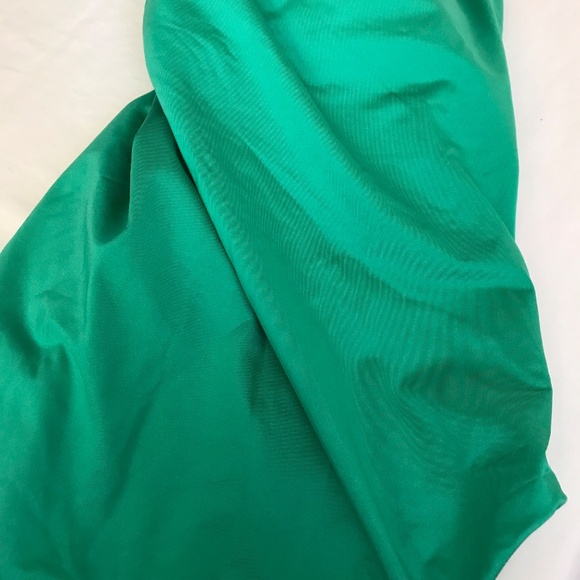 SUNSHINE 79 One Piece Swimsuit High Neck Gypset Solids Green Women’s Size 10 - Picture 7 of 15